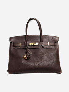 Hermes Ebene vintage 1998 Birkin 35 bag
