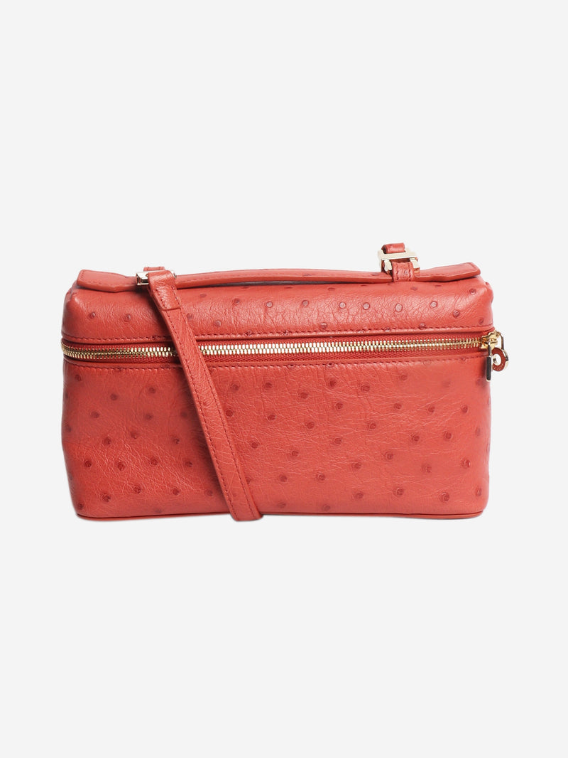 Pink Extra Pocket L19 ostrich bag Cross-body bags Loro Piana 