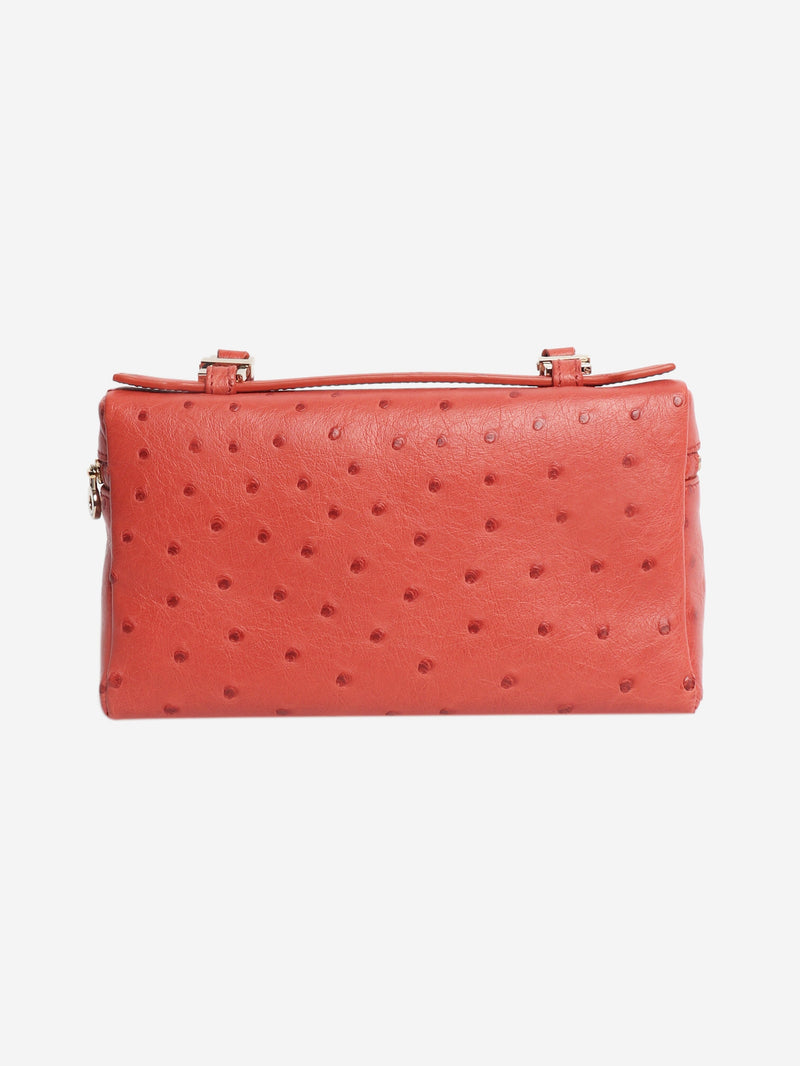 Pink Extra Pocket L19 ostrich bag Cross-body bags Loro Piana 