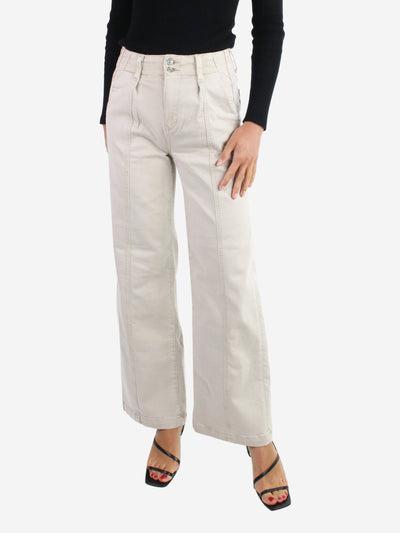 Neutral wide-legged jeans - size W26 Trousers Paige