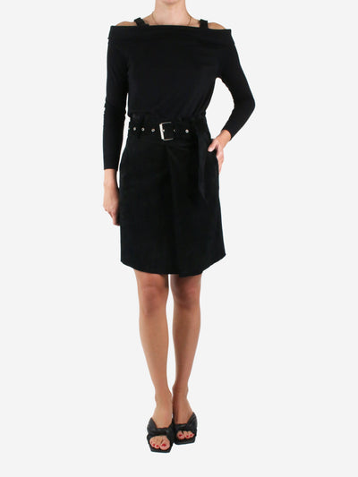 Black belted suede skirt - size FR 36 Skirts Isabel Marant 