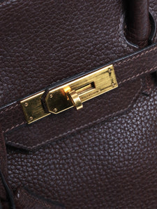 Hermes Ebene vintage 1998 Birkin 35 bag