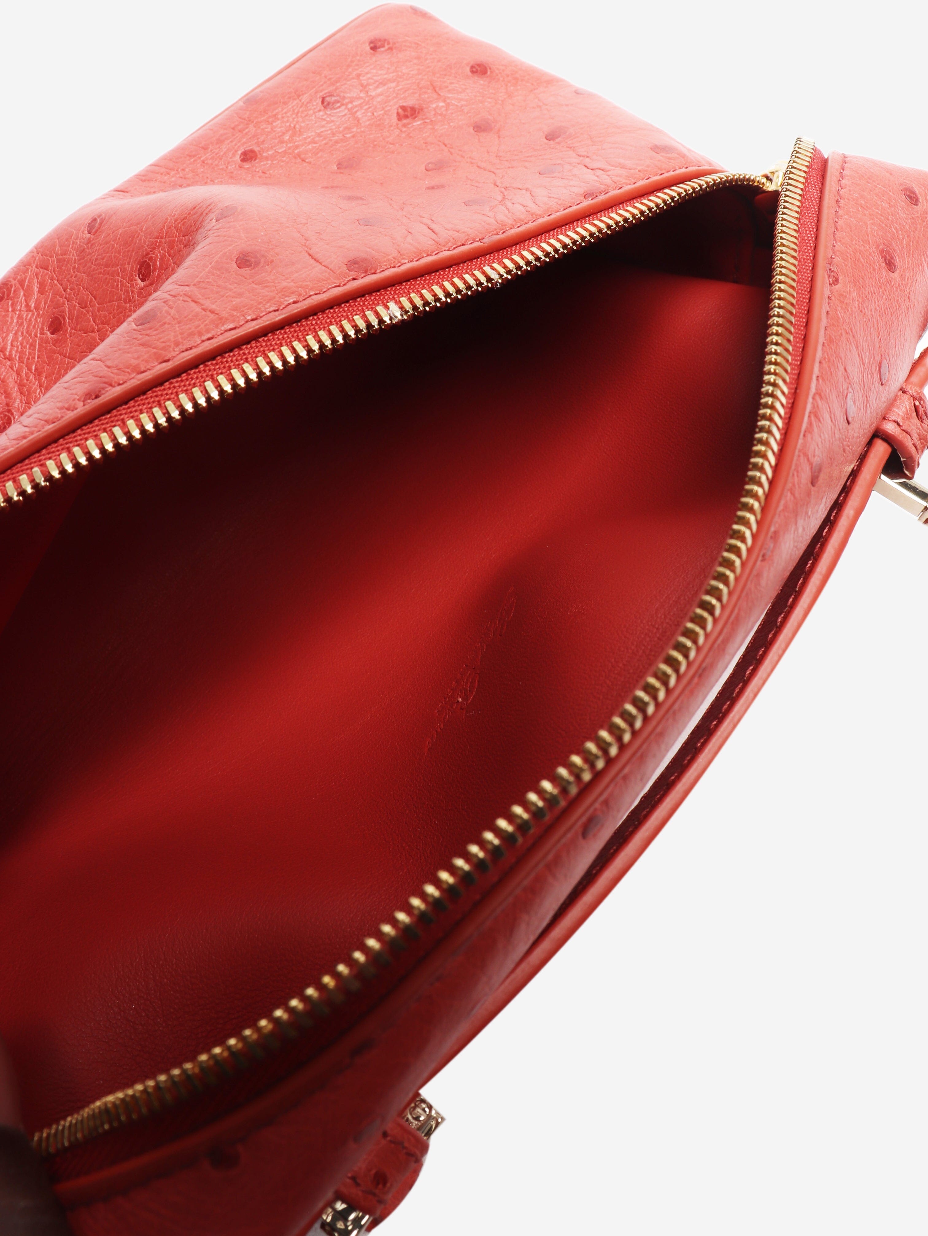 Pink Extra Pocket L19 ostrich bag Cross-body bags Loro Piana 