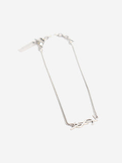 Silver YSL chain bracelet Bracelets Saint Laurent 