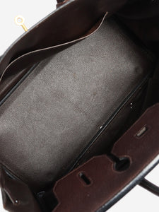 Hermes Ebene vintage 1998 Birkin 35 bag