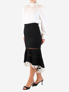 Alexis Black Francesca midi skirt - size M