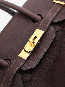 Hermes Ebene vintage 1998 Birkin 35 bag