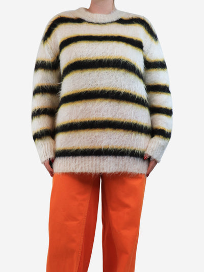 Multi striped mohair jumper - size UK 12 Knitwear Marni 