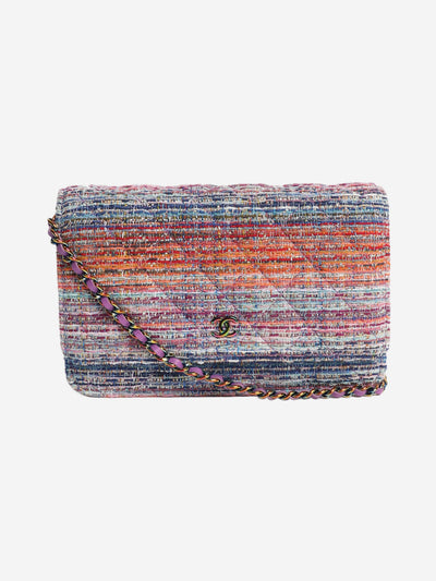 Multicolour 2019 diamond quilted tweed Wallet on Chain Cross-body bags Chanel 