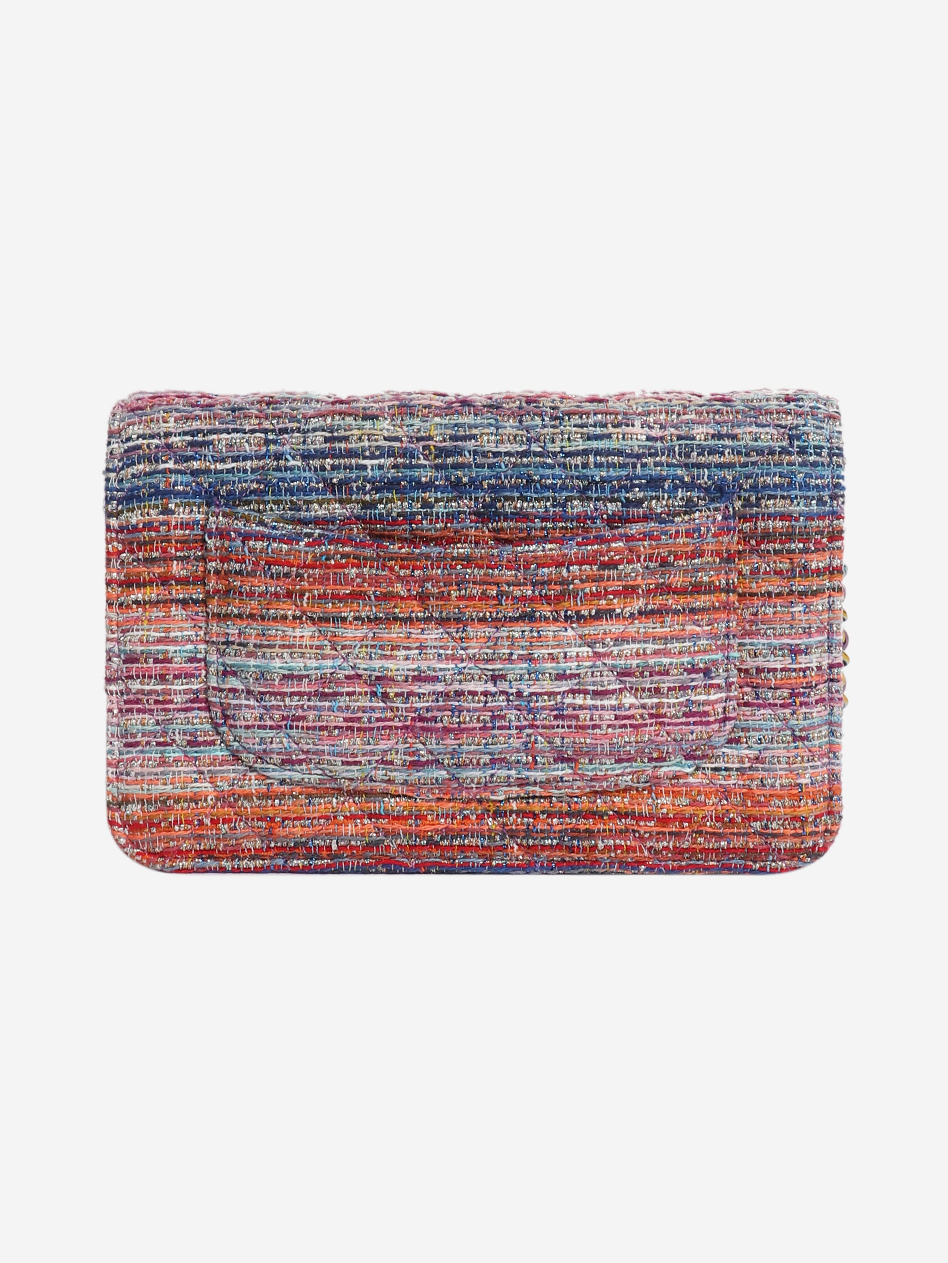 Multicolour 2019 diamond quilted tweed Wallet on Chain Cross-body bags Chanel 