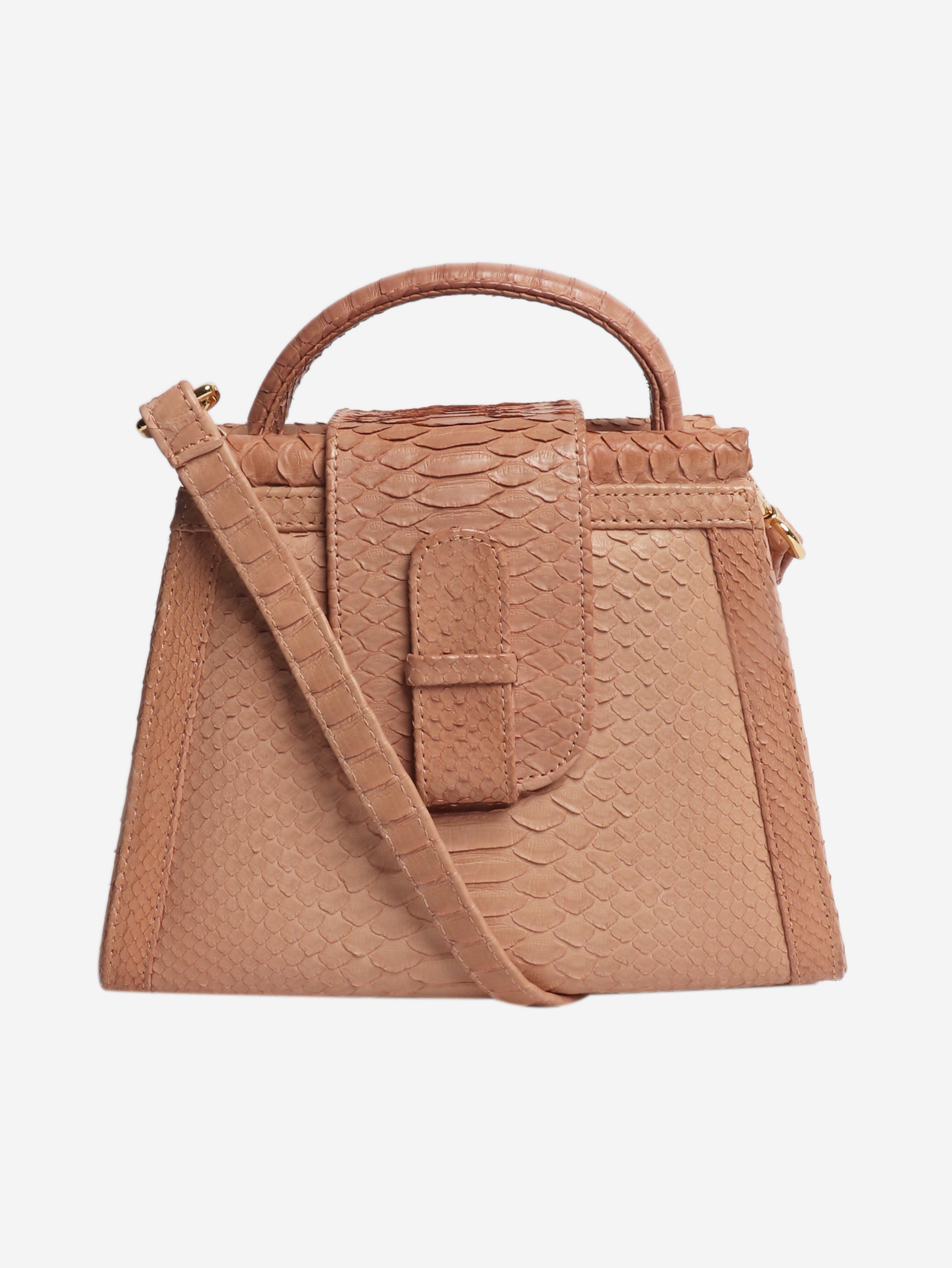 Pink Emma python 2way bag Shoulder bags Ximena Kavalekas 
