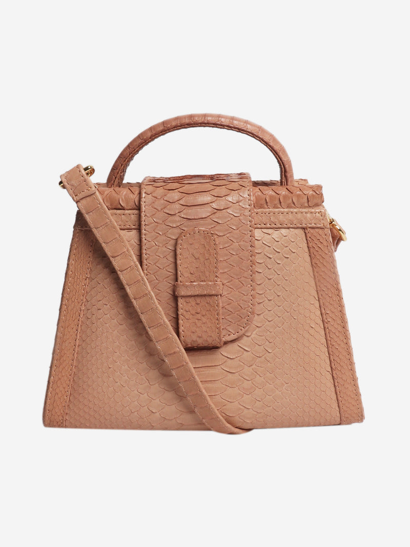 Pink Emma python 2way bag Shoulder bags Ximena Kavalekas 