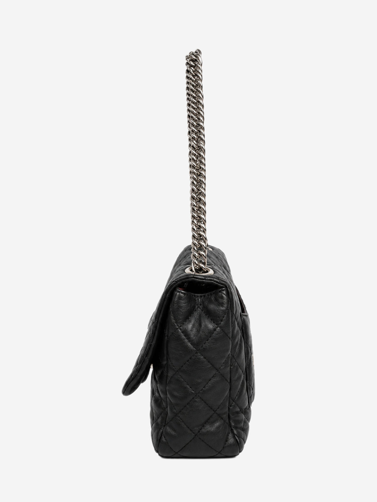 Black 2006 leather quilted single flap shoulder bag Shoulder bags Chanel 
