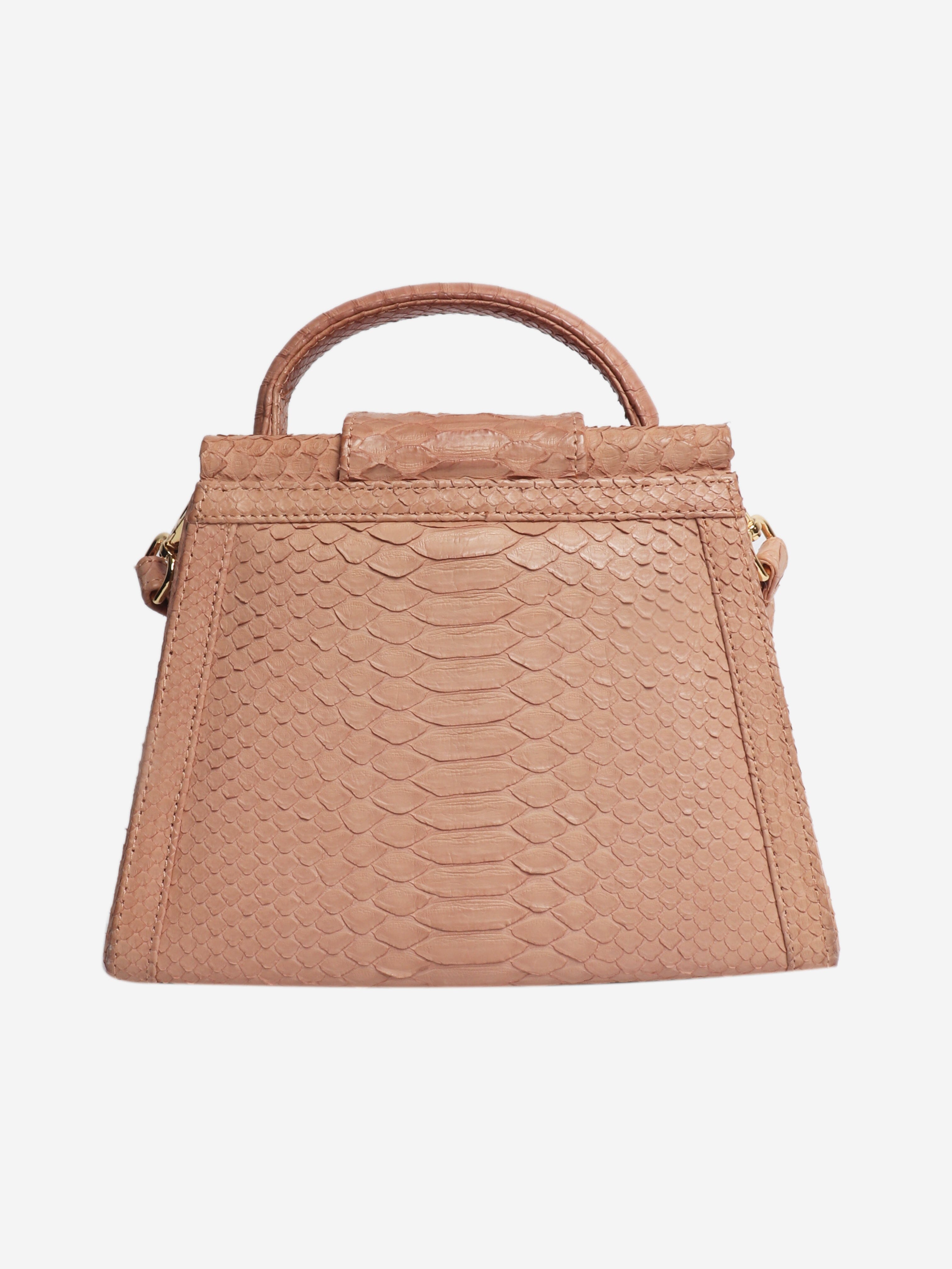 Pink Emma python 2way bag