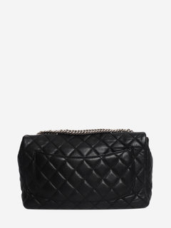 Black 2006 leather quilted single flap shoulder bag Shoulder bags Chanel 