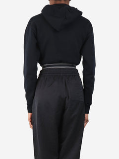 Black cropped logo hoodie - size XS Tops Loewe 