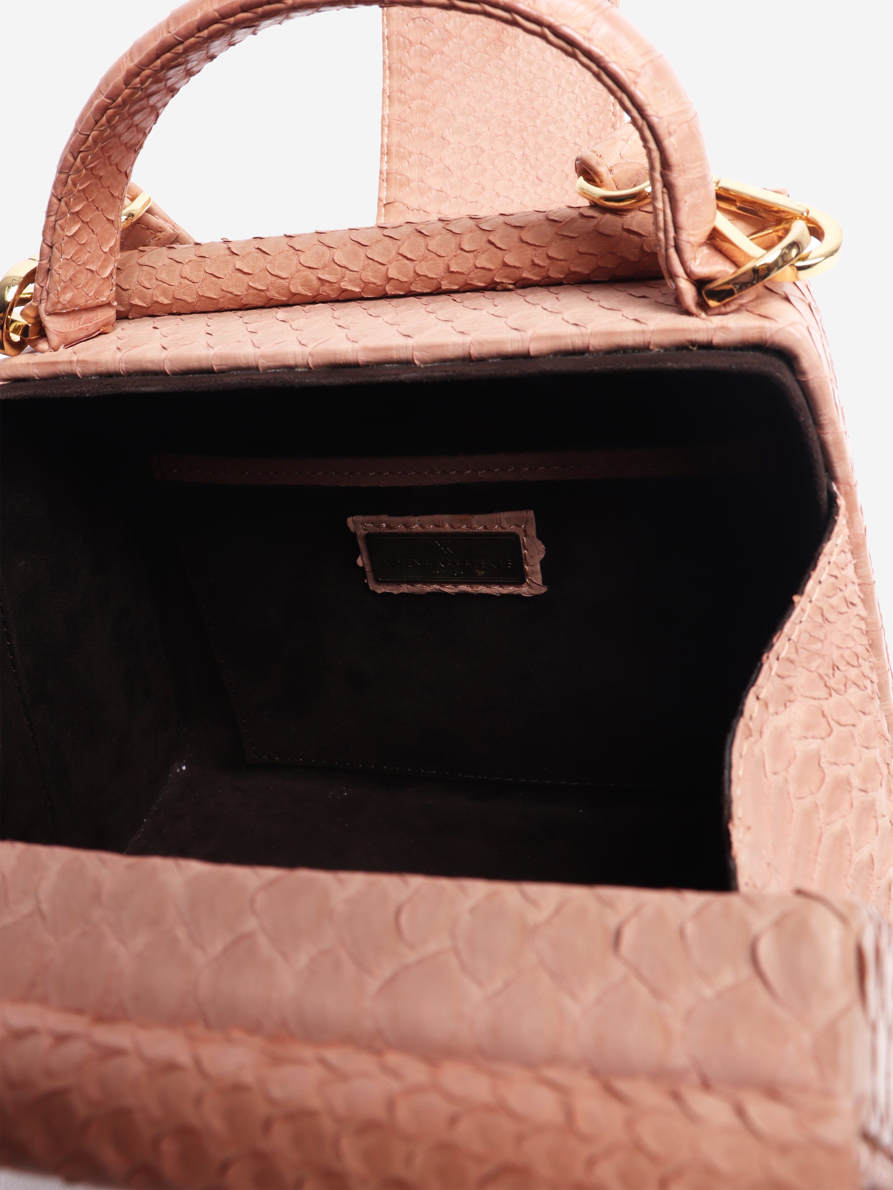 Pink Emma python 2way bag