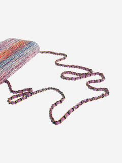 Multicolour 2019 diamond quilted tweed Wallet on Chain Cross-body bags Chanel 