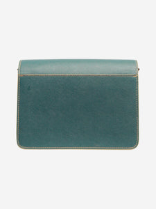 Marni Oil blue Trunk shoulder bag