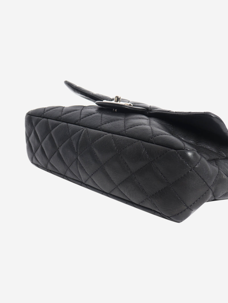 Black 2006 leather quilted single flap shoulder bag Shoulder bags Chanel 