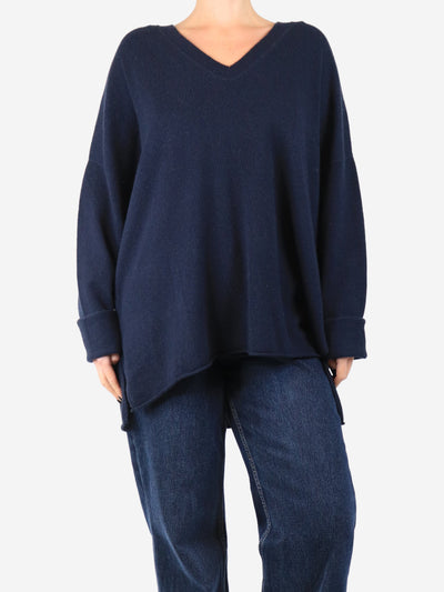 Navy cashmere sweater - size XXL Knitwear Allude 