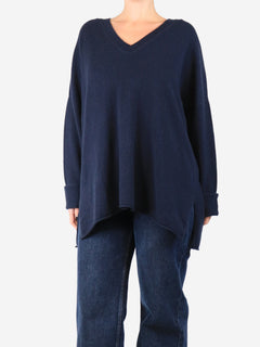 Navy cashmere sweater - size XXL Knitwear Allude 