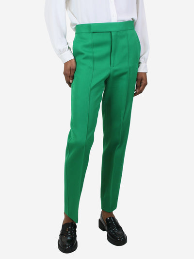 Celine Green tailored wool trousers - size IT 36 Trousers Celine 