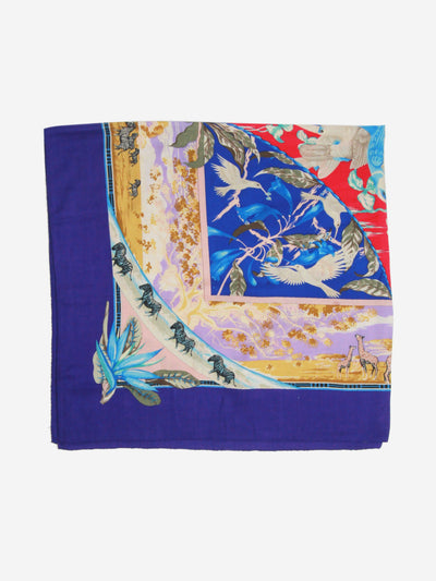 Blue Tropiques printed scarf Scarves Hermes 