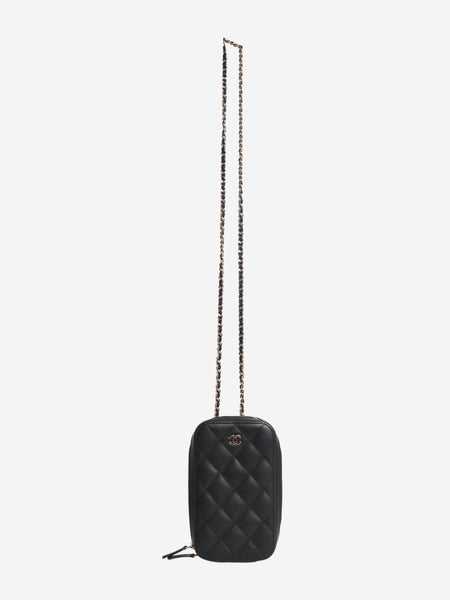 Black 2019 quilted phone holder alternate image
