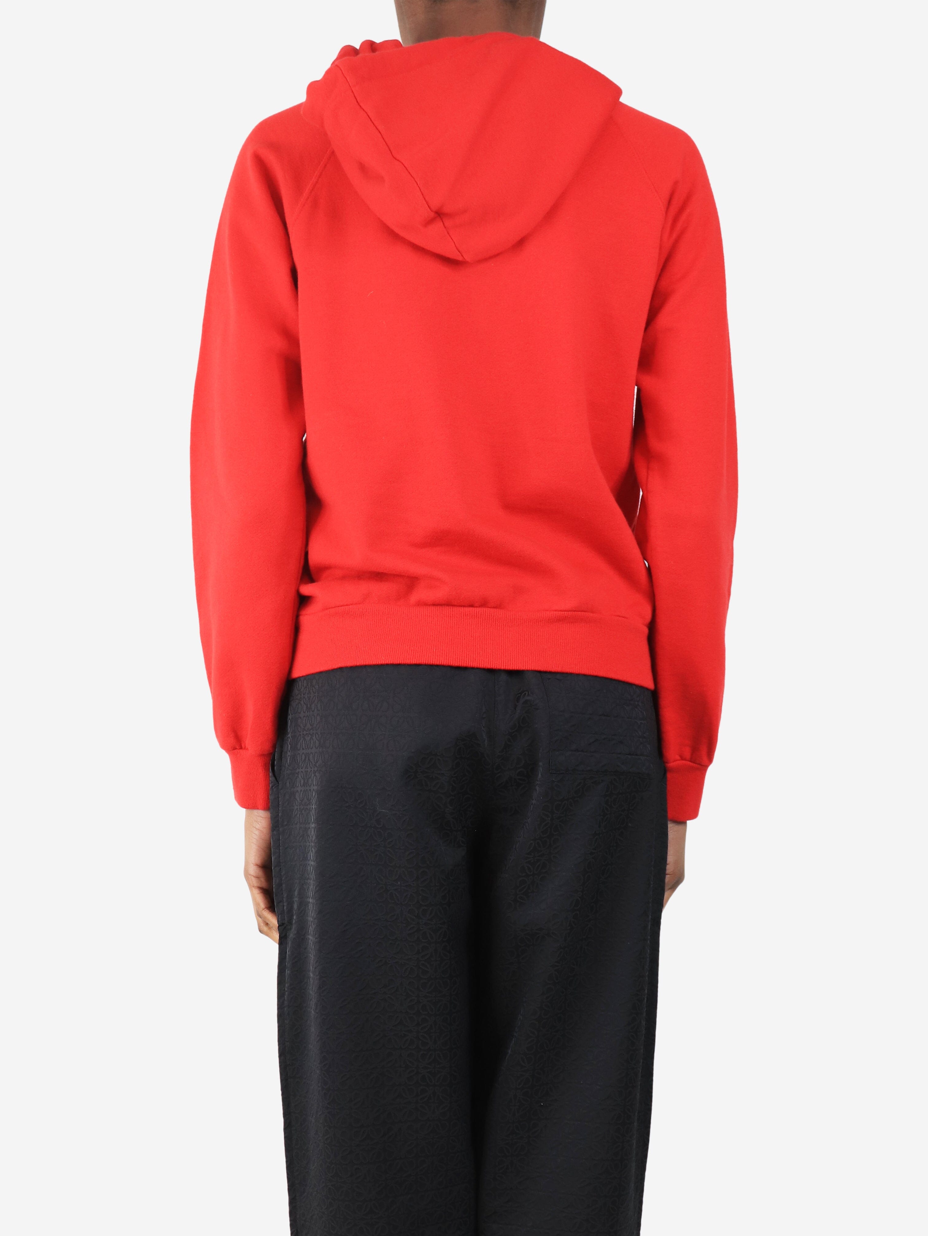 Red spell-out hoodie - size S Tops Celine 