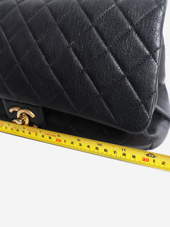 Black 2006 leather quilted single flap shoulder bag Shoulder bags Chanel 