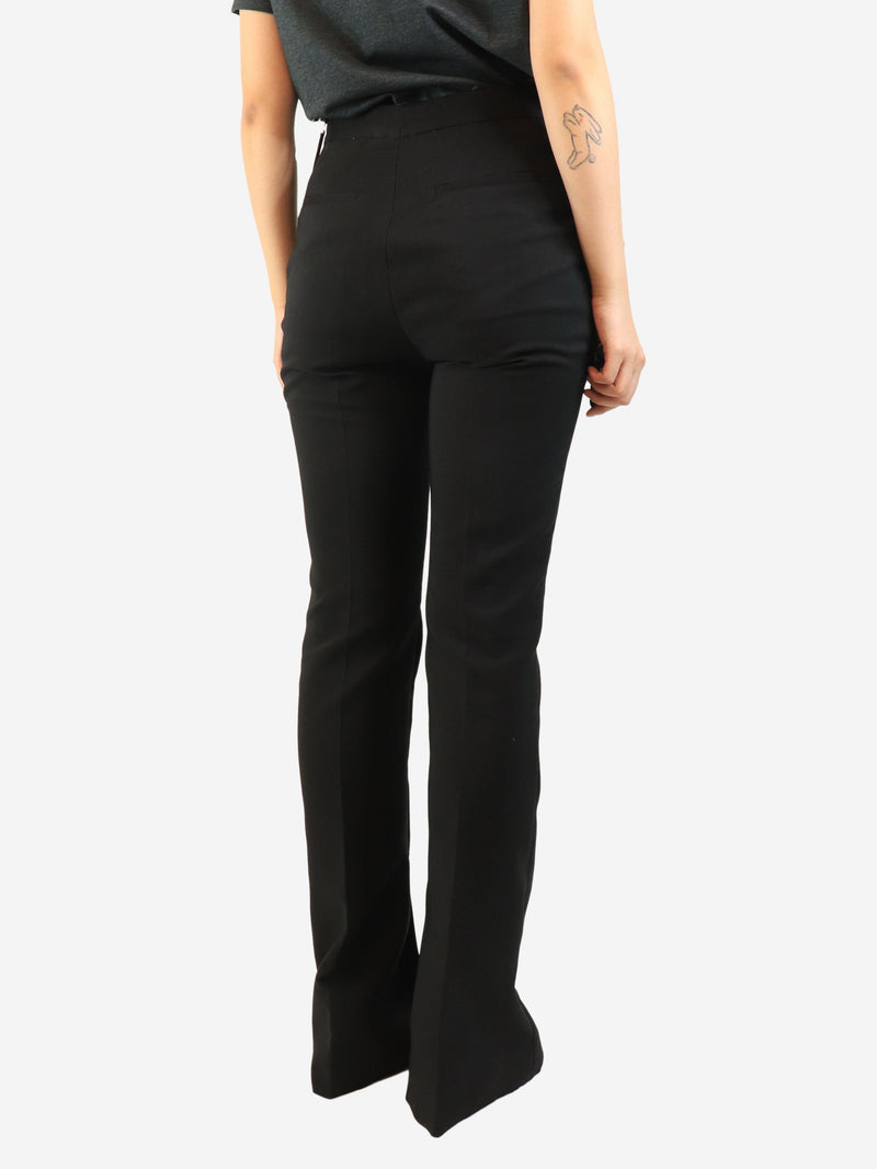 Black flared trousers - size UK 12 Trousers Marni 