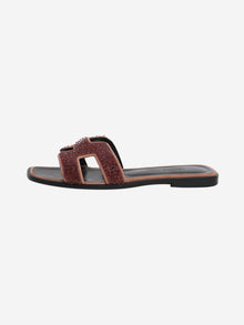beaded oran sandals Flat Sandals Hermes 