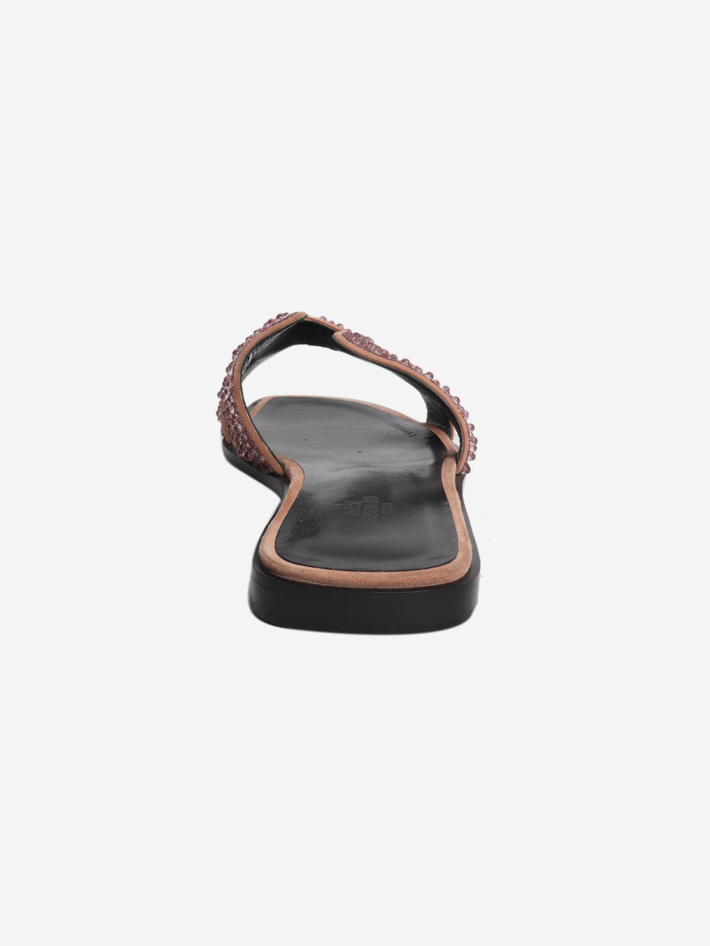 beaded oran sandals Flat Sandals Hermes 