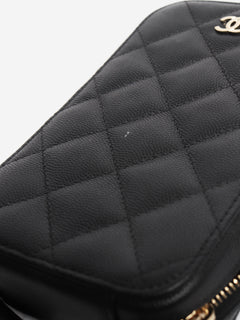 Black 2019 quilted phone holder crossbody bag Cross-body bags Chanel 