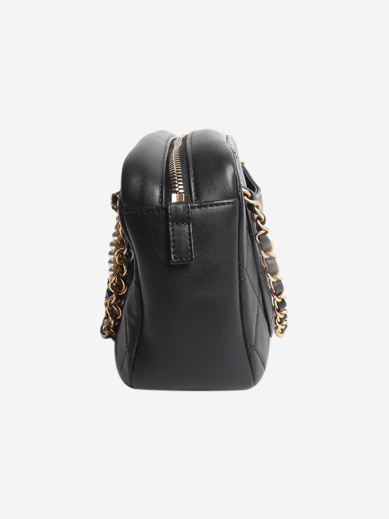 Black 2019 All About Chains lambskin quilted bag Cross-body bags Chanel 