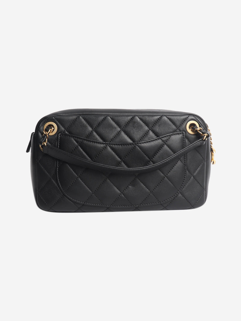 Black 2019 All About Chains lambskin quilted bag Cross-body bags Chanel 