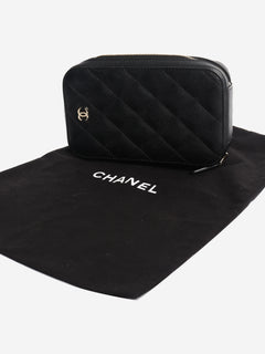Black 2019 quilted phone holder crossbody bag Cross-body bags Chanel 