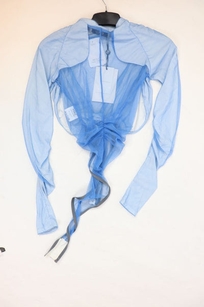 Didu Blue sheer mesh bodysuit - size S product image