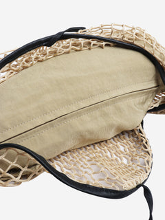 Beige Fortune Croissant Filt bag Shoulder bags Lemaire 