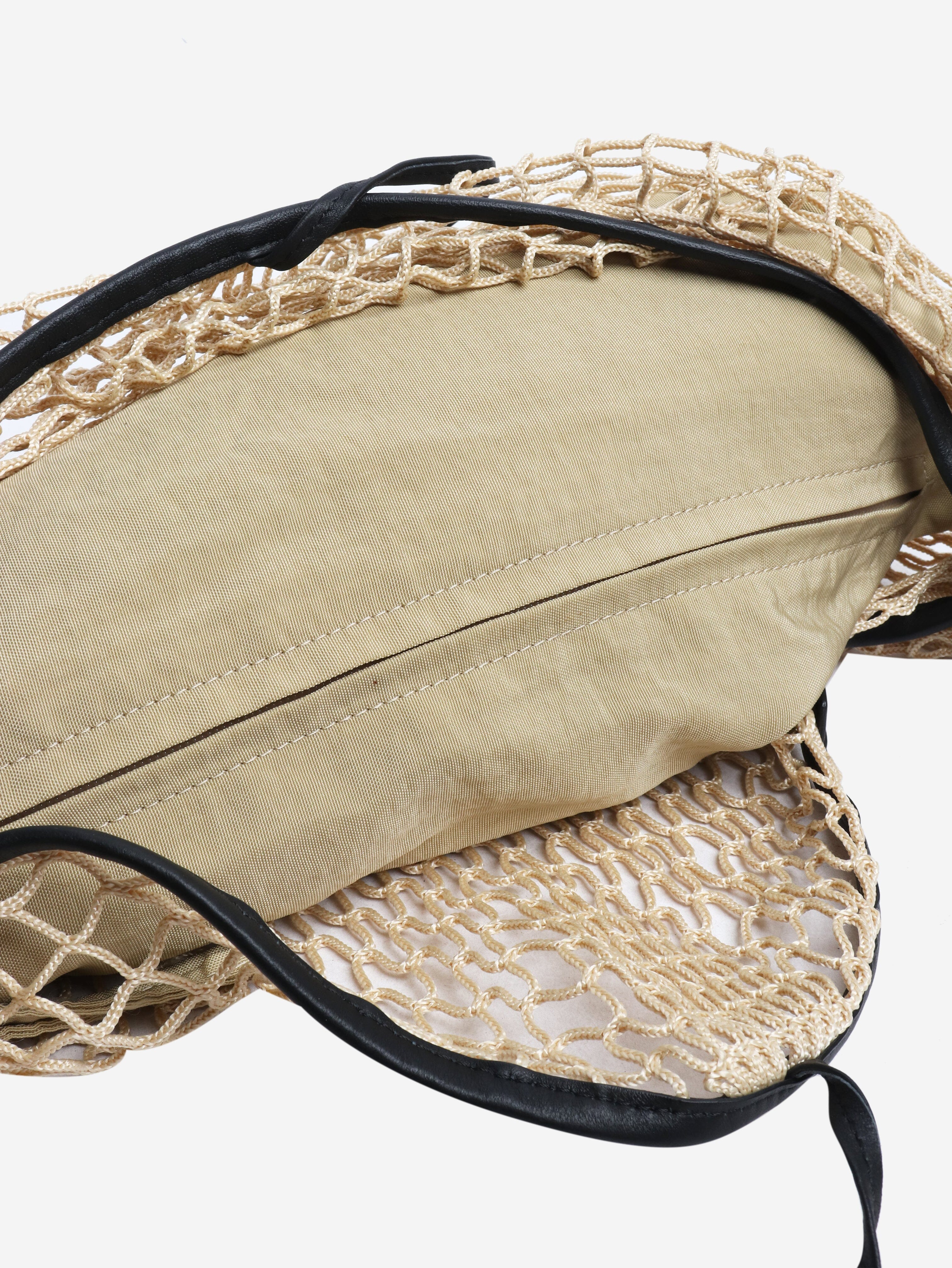 Beige Fortune Croissant Filt bag Shoulder bags Lemaire 