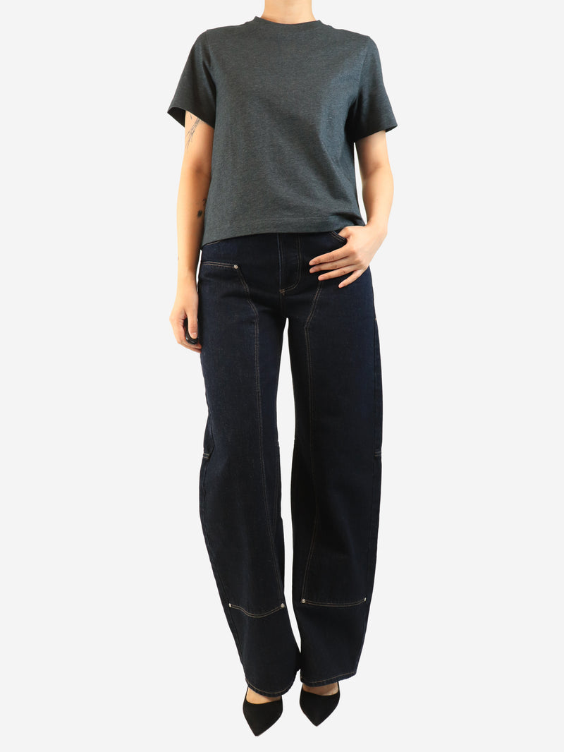 Blue workwear jeans - size UK 8