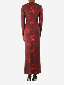 Reformation Red Tommie knit maxi dress - size XS