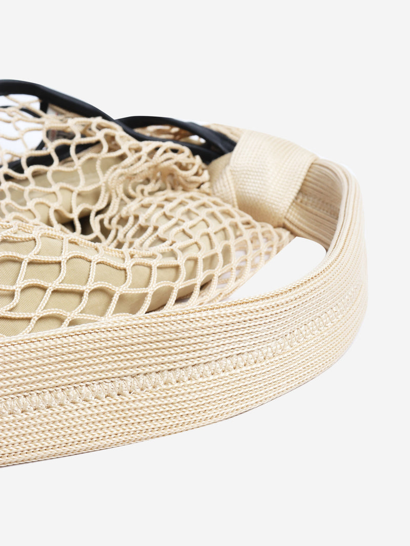 Beige Fortune Croissant Filt bag Shoulder bags Lemaire 