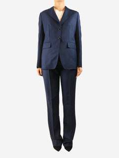 Navy two-piece suit set - size UK 10 Sets Prada 