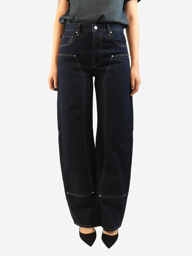 Blue workwear jeans - size UK 8