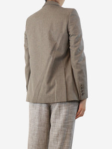 Stella McCartney Stone wool blazer - size UK 10
