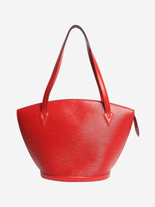 Louis Vuitton Red vintage 1995 Epi leather tote bag