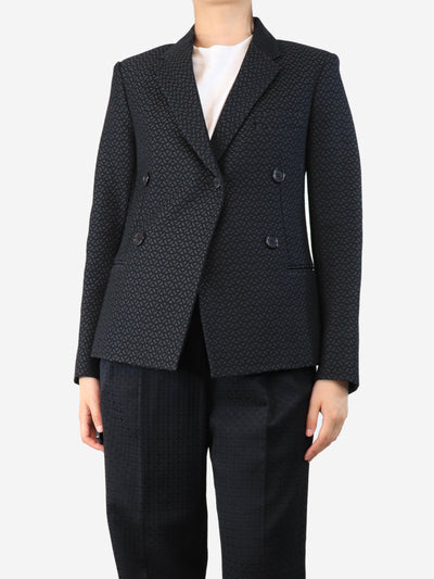 Black textured blazer - size UK 12 Coats & Jackets Celine 