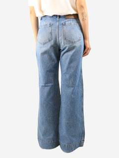 Blue mid wash denim jeans - size L